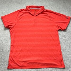 Nike Golf Zonal Cooling Men's Vibrant Orange Polo Shirt XXL